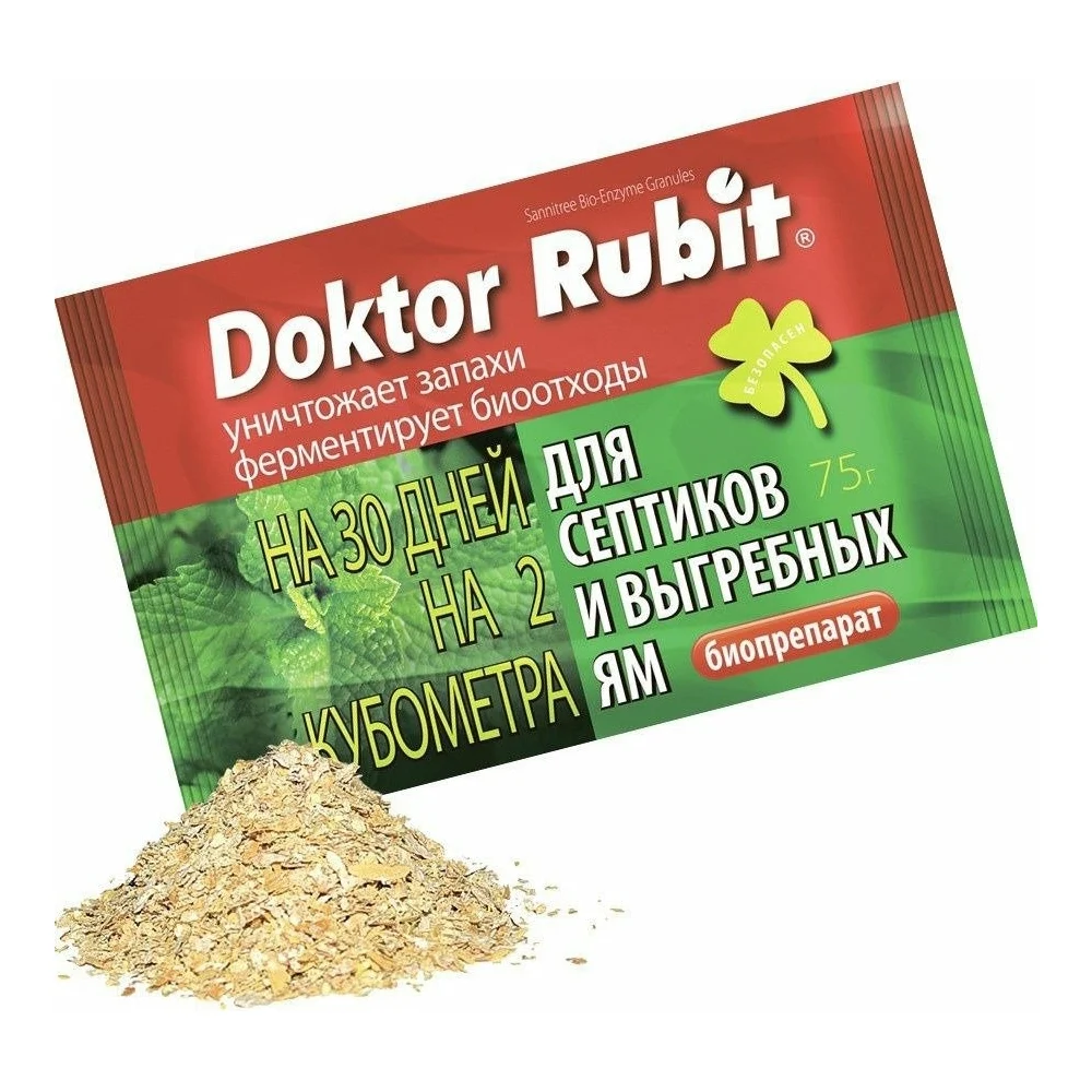 Средство для выгребных ям и септиков RUBIT Доктор 46078