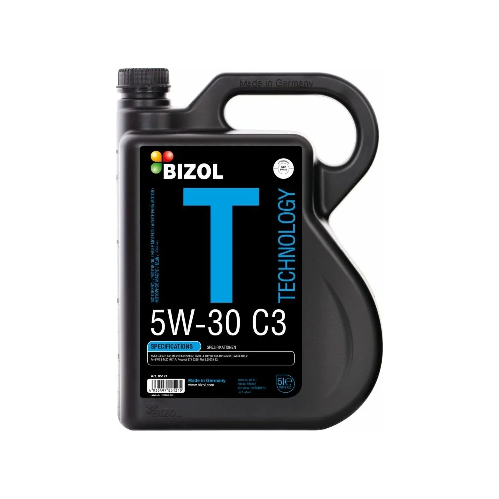 Синтетическое моторное масло Bizol Technology 5W-30, SN C3 85121