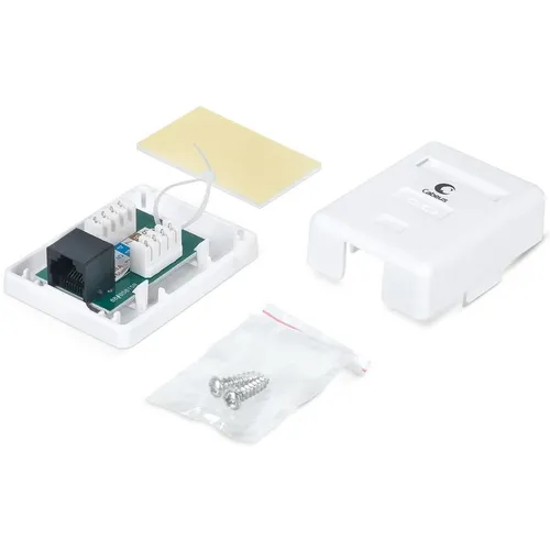 Розетка Cabeus (WS-8P8C-CAT.5E-1) комп. Dual IDC кат.5E UTP бел.
