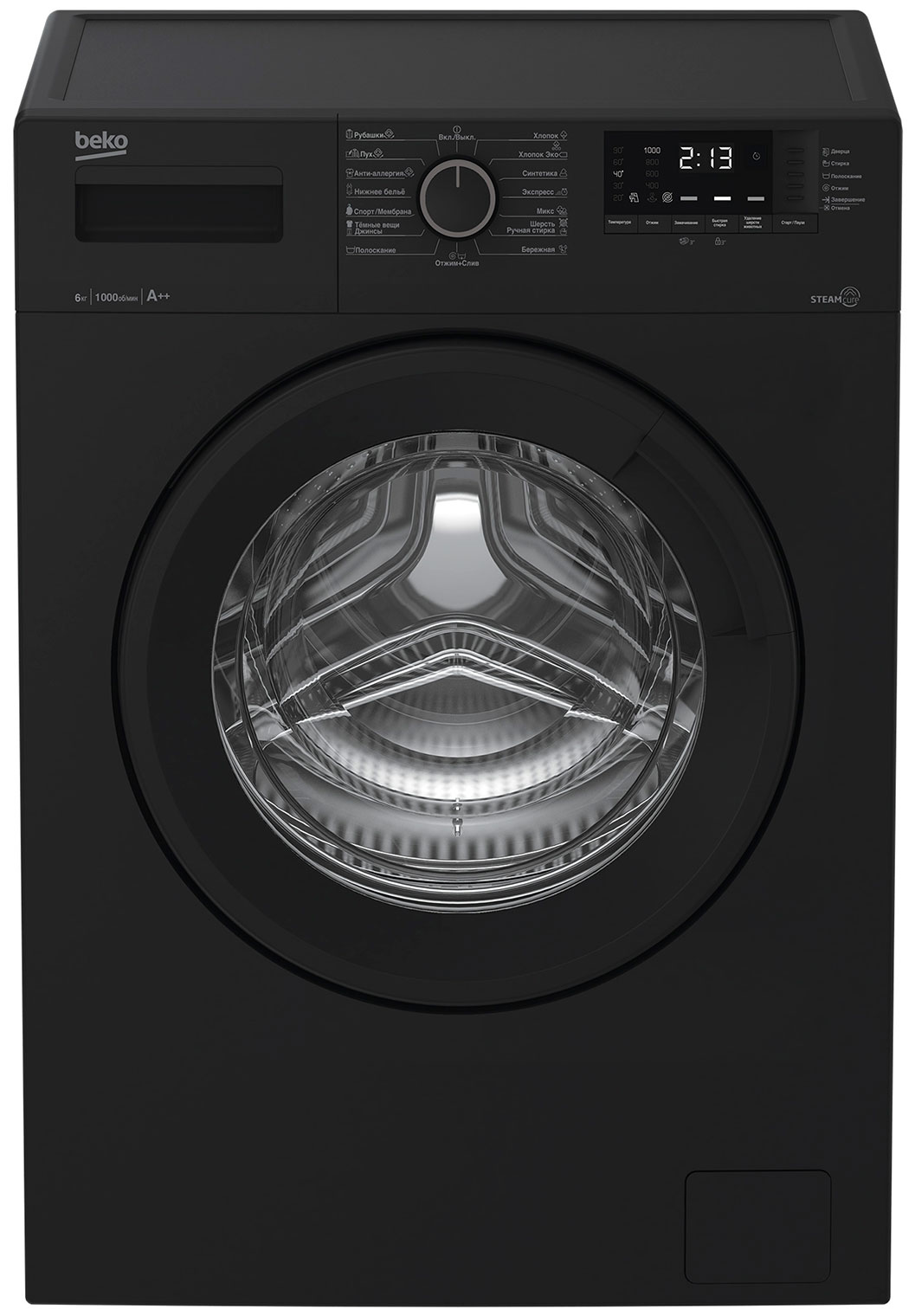 Стиральная машина Beko WSRE6512ZAA, 15 программ, отложенный старт