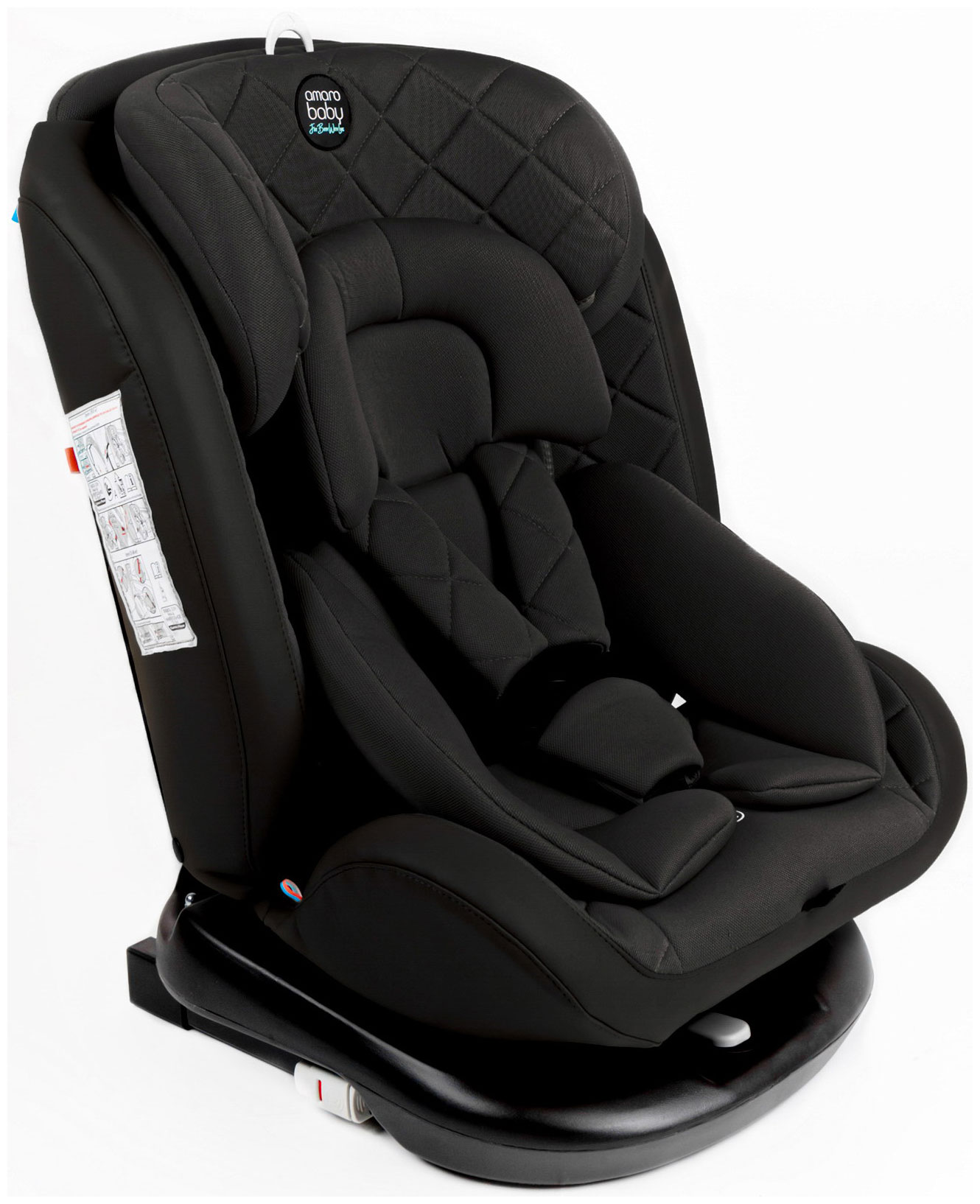 Автокресло Amarobaby Brilliant ISOFIX класс D, группа 0+/1/2/3 (AMARO-2003-BrCh) черный