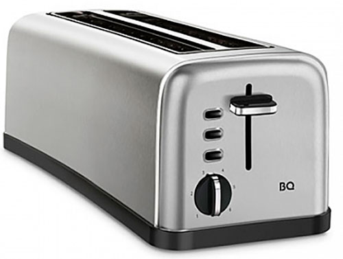Тостер BQ T2003, стальной/черный
