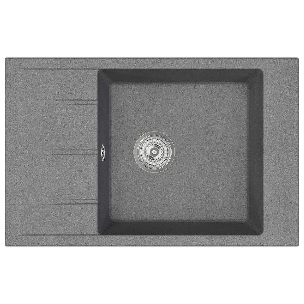 Кварцевая мойка EMAR EMQ-1780.Q Антрацит
