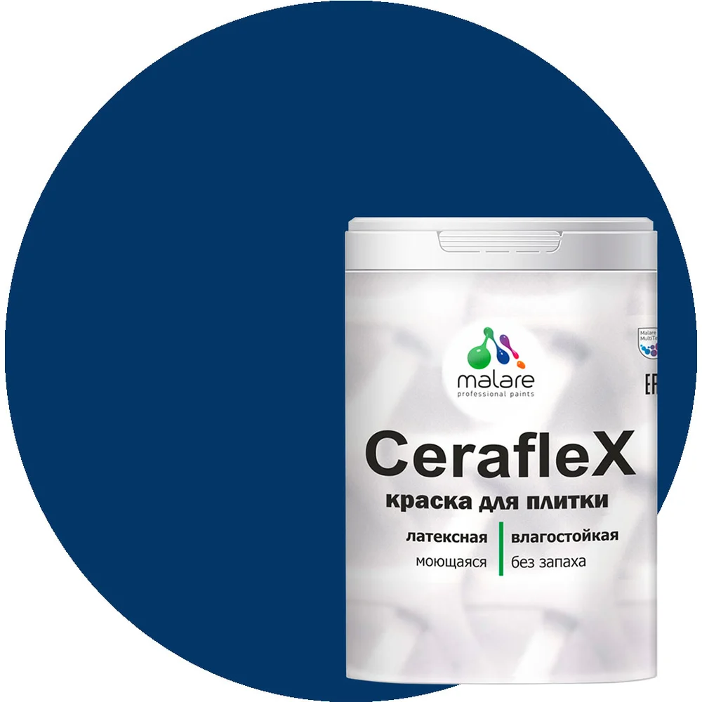 Латексная краска для кафельной и керамической плитки MALARE Ceraflex 2036748014069