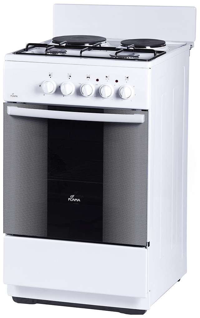 Комбинированная плита Flama RK 2201 W белый