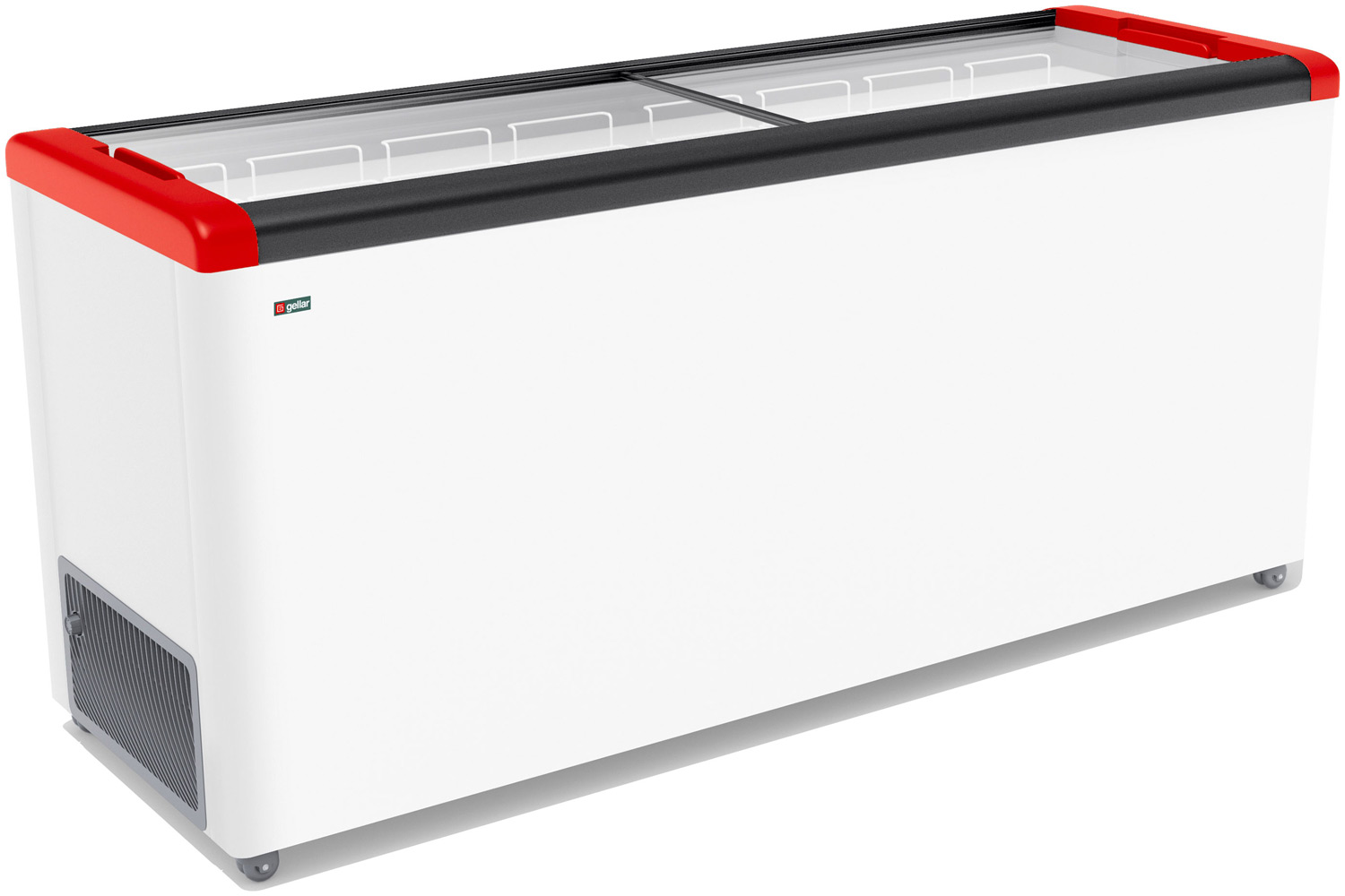 Морозильный ларь Gellar FG 700 C красный