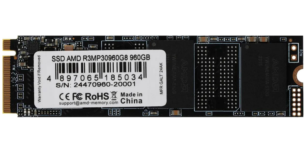 SSD накопитель AMD 960Гб R3 Series PCIe (R3MP30960G8)
