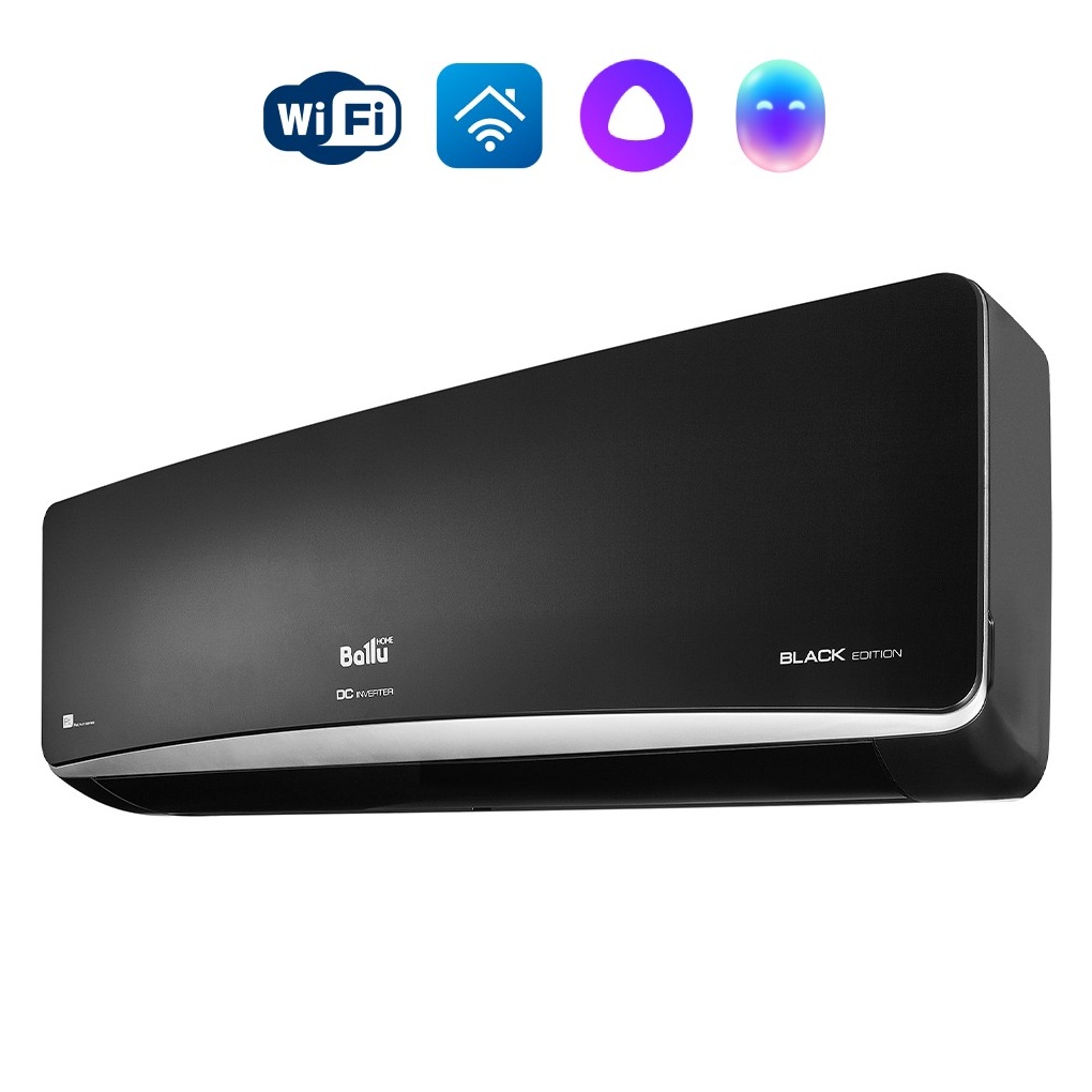 Кондиционер сплит-система Ballu Platinum Black Edition BSPI-10HN8/BL/EU комплект