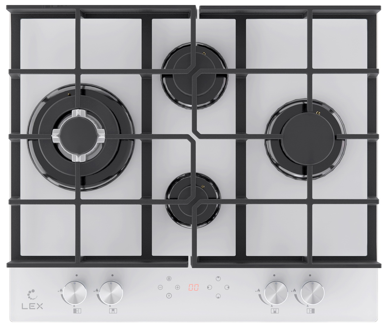 Газовая варочная панель LEX GVG 644 T WH