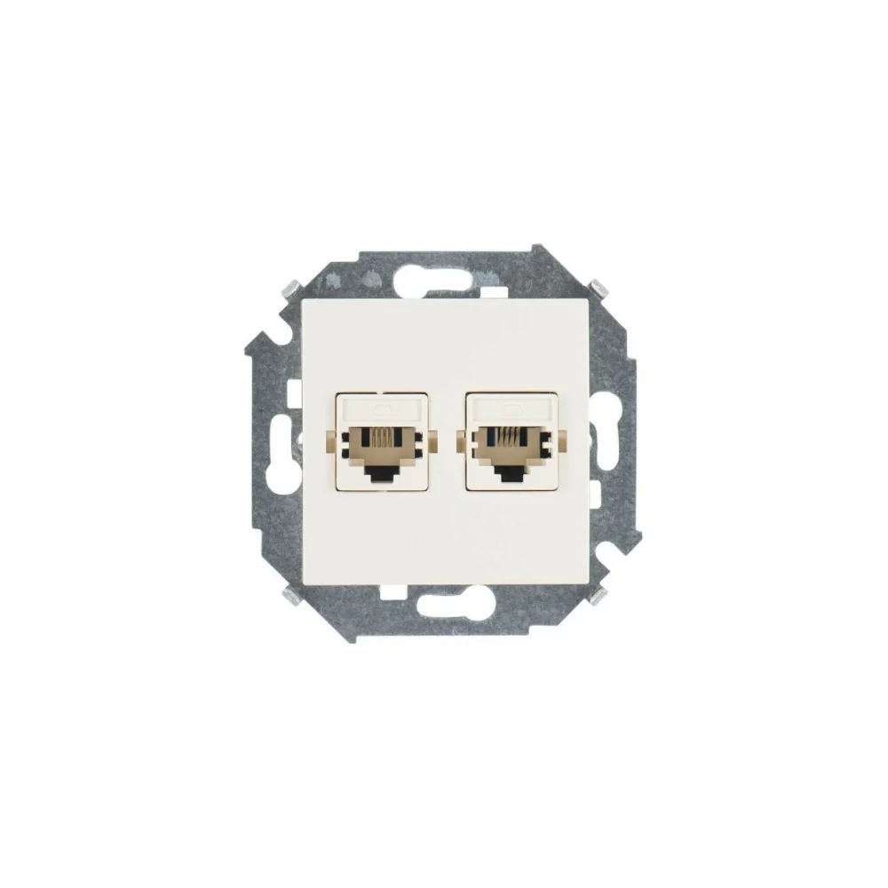 Двойная телефонная розетка Simon 1591589-031