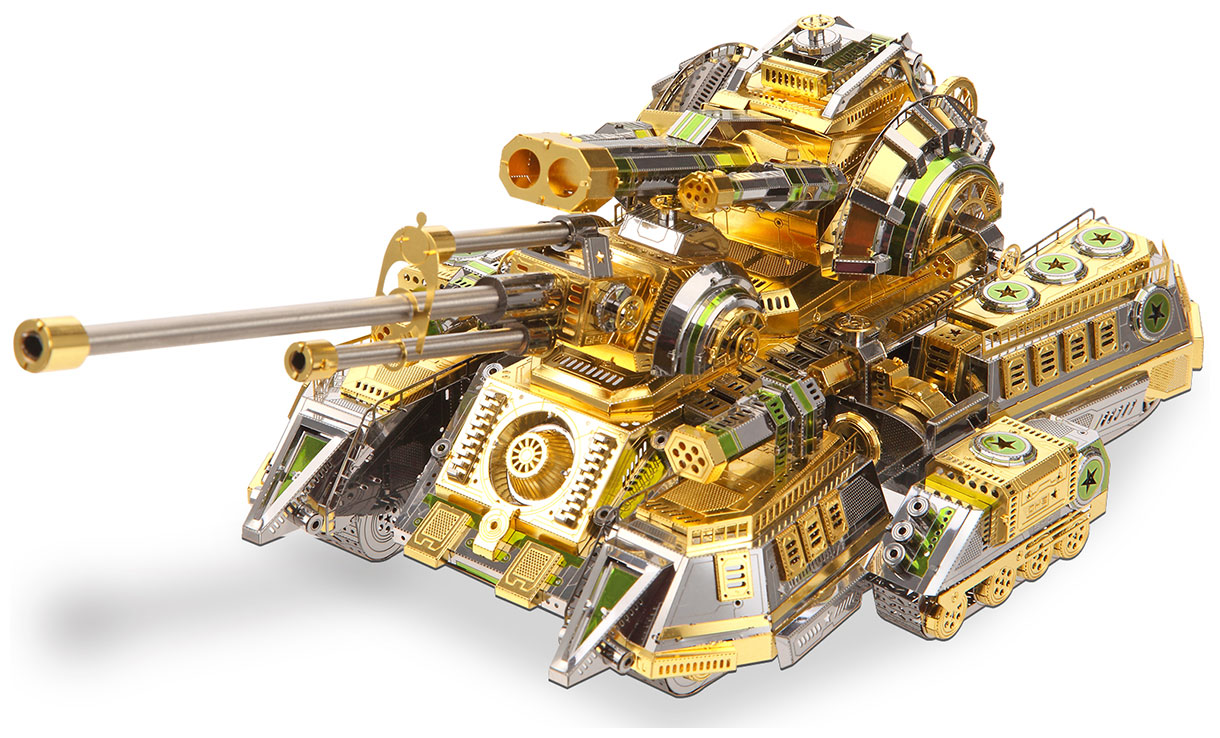Металлический конструктор Piececool из металла SKYNET SPIDER SUPERHEAVY TANK (HP086-SGN)