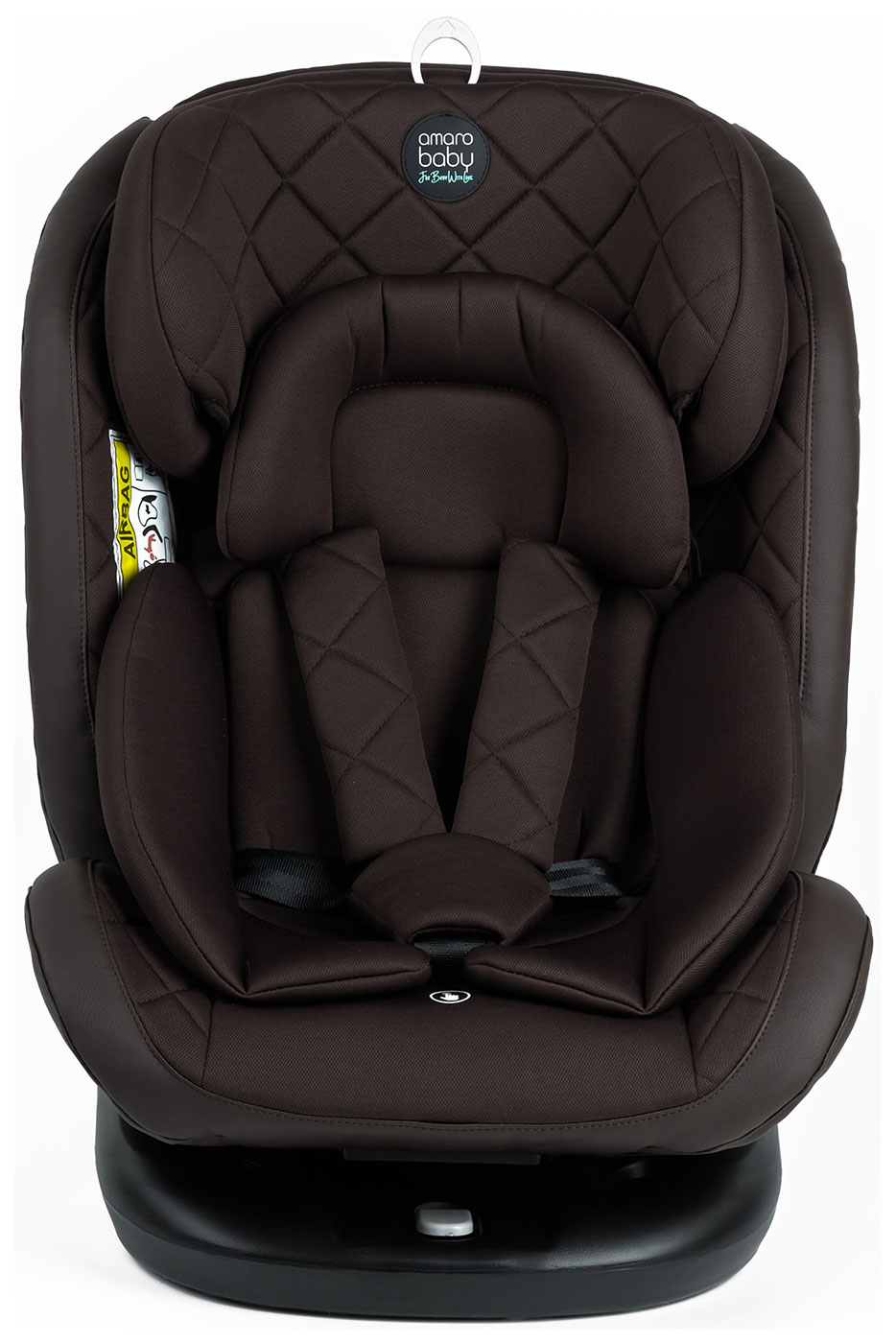 Автокресло Amarobaby Brilliant, ISOFIX, класс D, группа 0+/1/2/3, коричневый (AMARO-2003-BrKo)