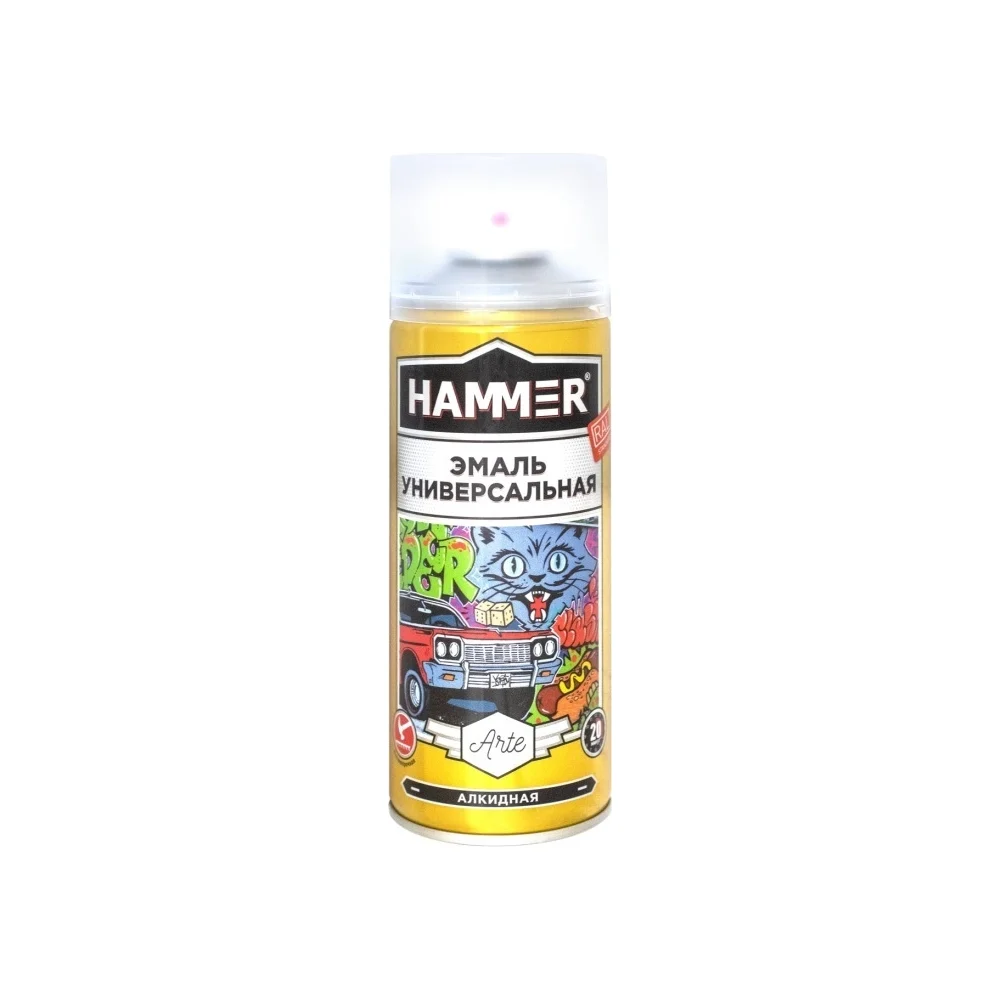 Универсальная аэрозольная эмаль Hammer ЭК000139911