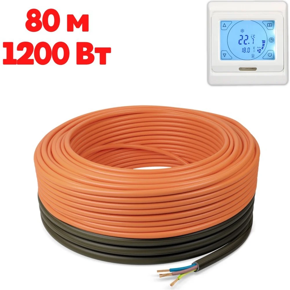 Теплый пол ТеплоСофт Профи 80м-1200/4