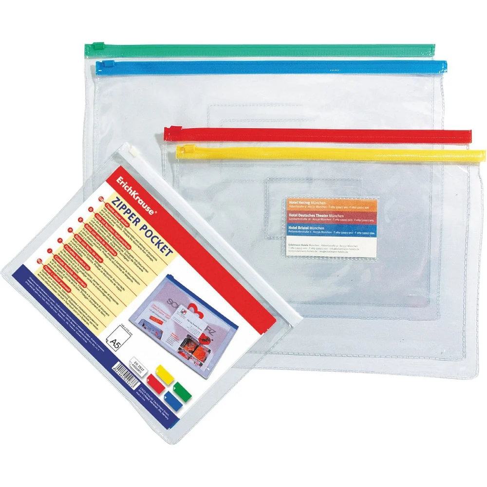 Zip пакет ErichKrause PVC Zip Pocket 2935