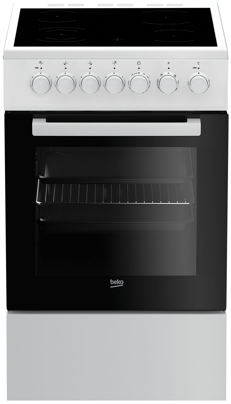 Электроплита Beko FSE57110GW белая