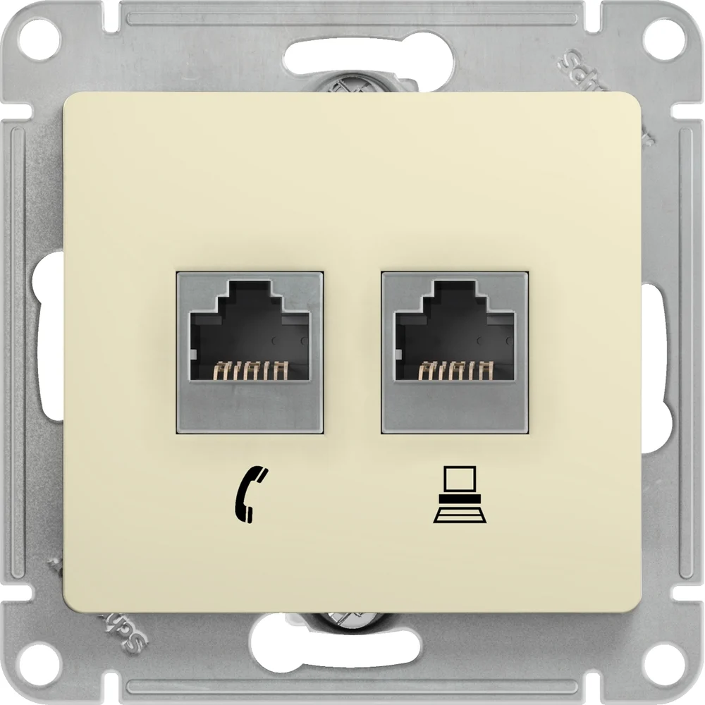 Механизм розетки Systeme Electric GLOSSA GSL000285