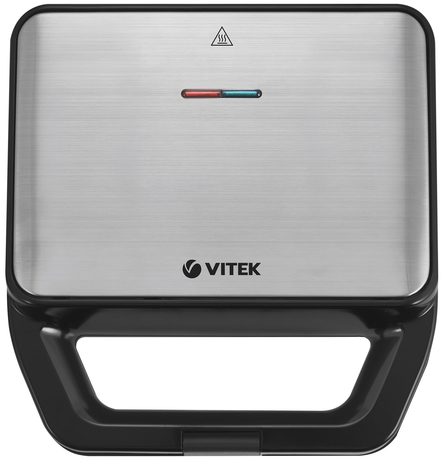 Вафельница/бутербродница/гриль Vitek VT-2626, 850 Вт, черный/серебристый