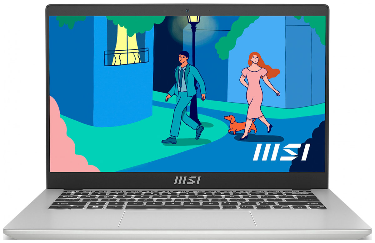 Ноутбук MSI Modern 14, C12MО-688RU (9S7-14J111-688) серебристый