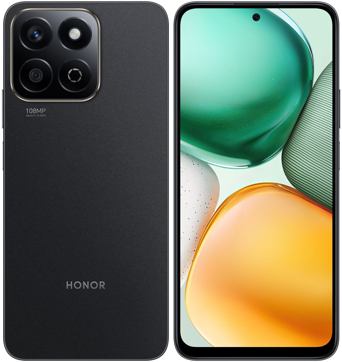 Смартфон Honor X7C 8/128 Гб Полночный черный