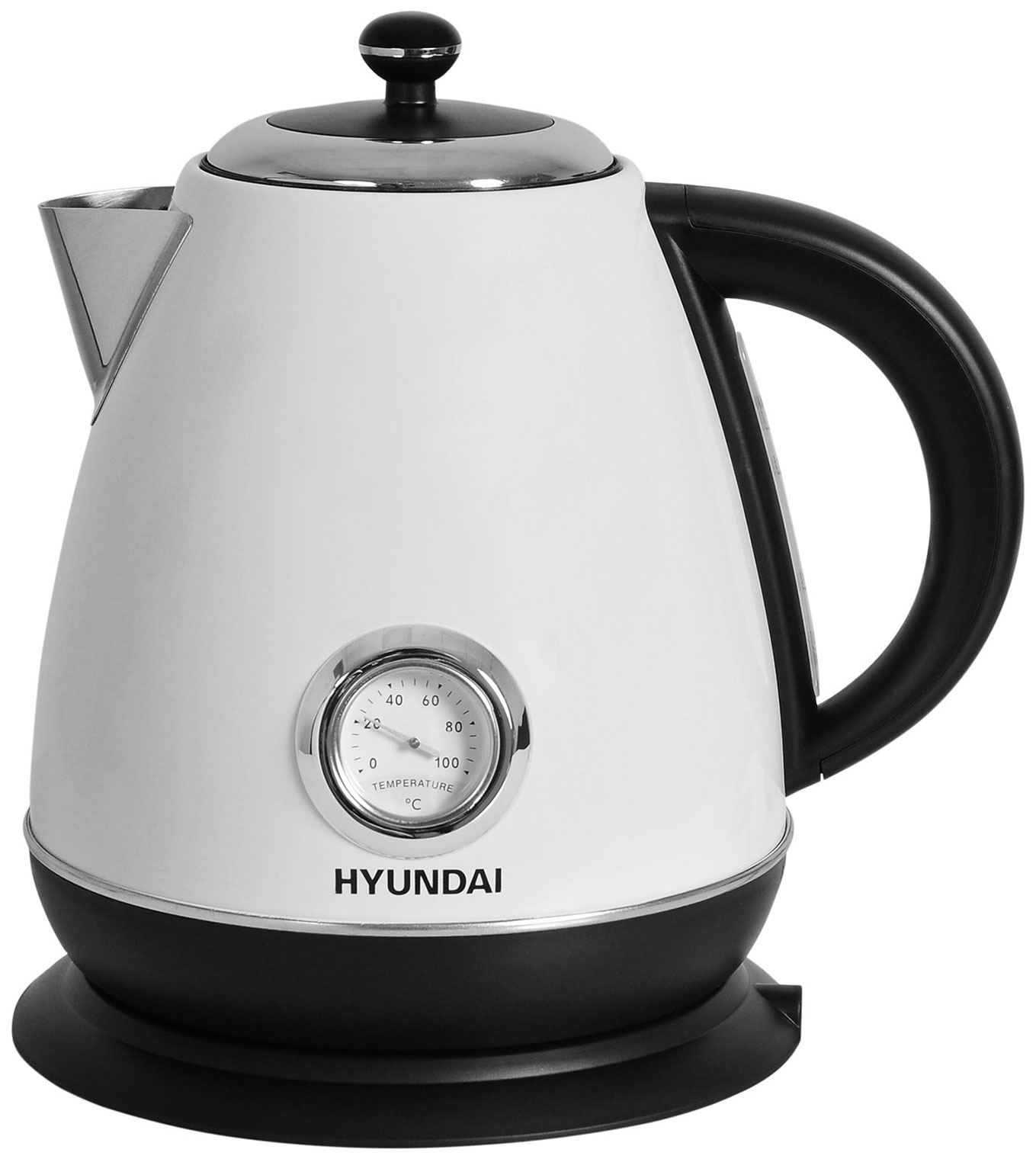 Чайник электрический Hyundai HYK-S4502 жемчужный/черный
