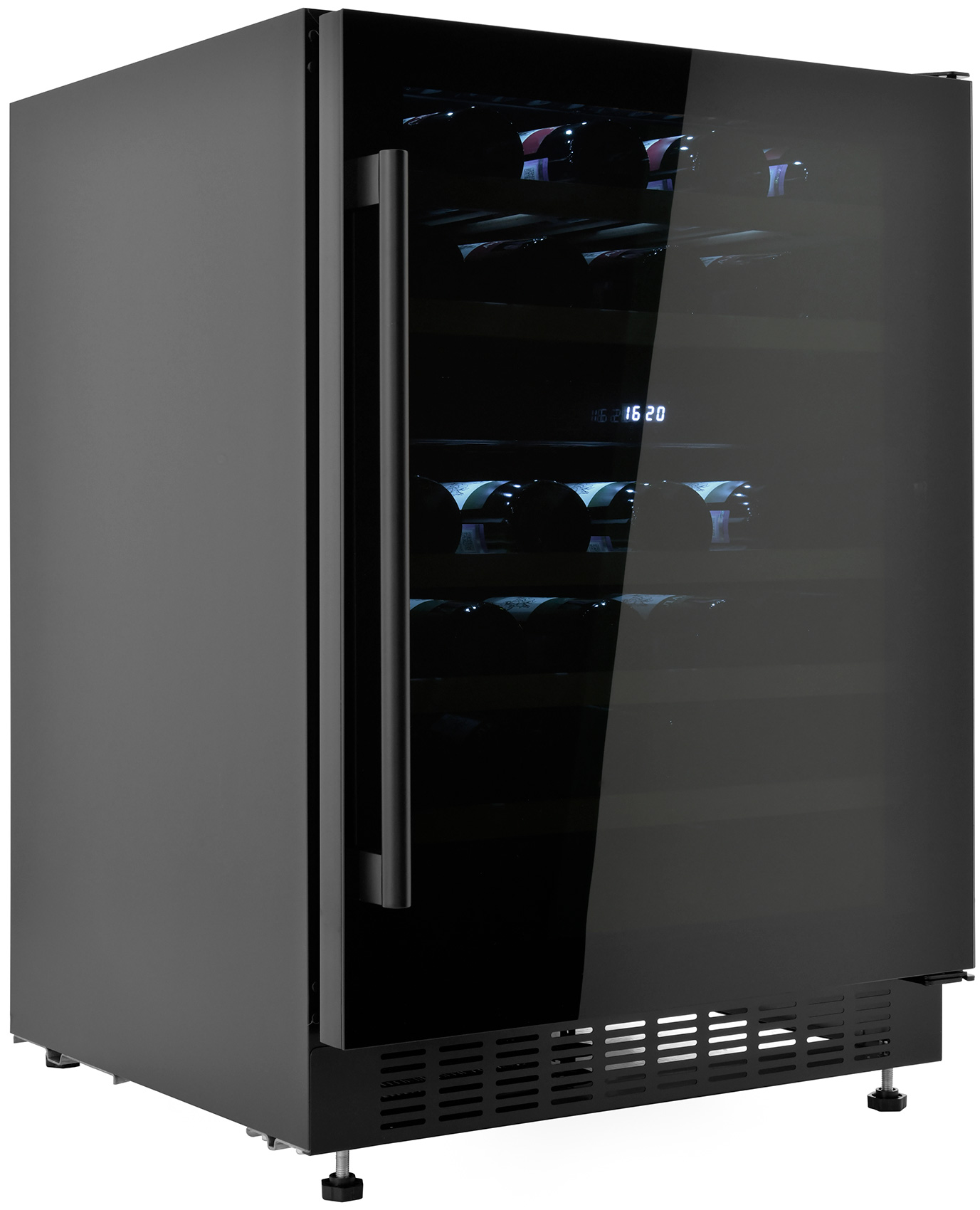 Встраиваемый винный шкаф Zugel ZCWI460DB
