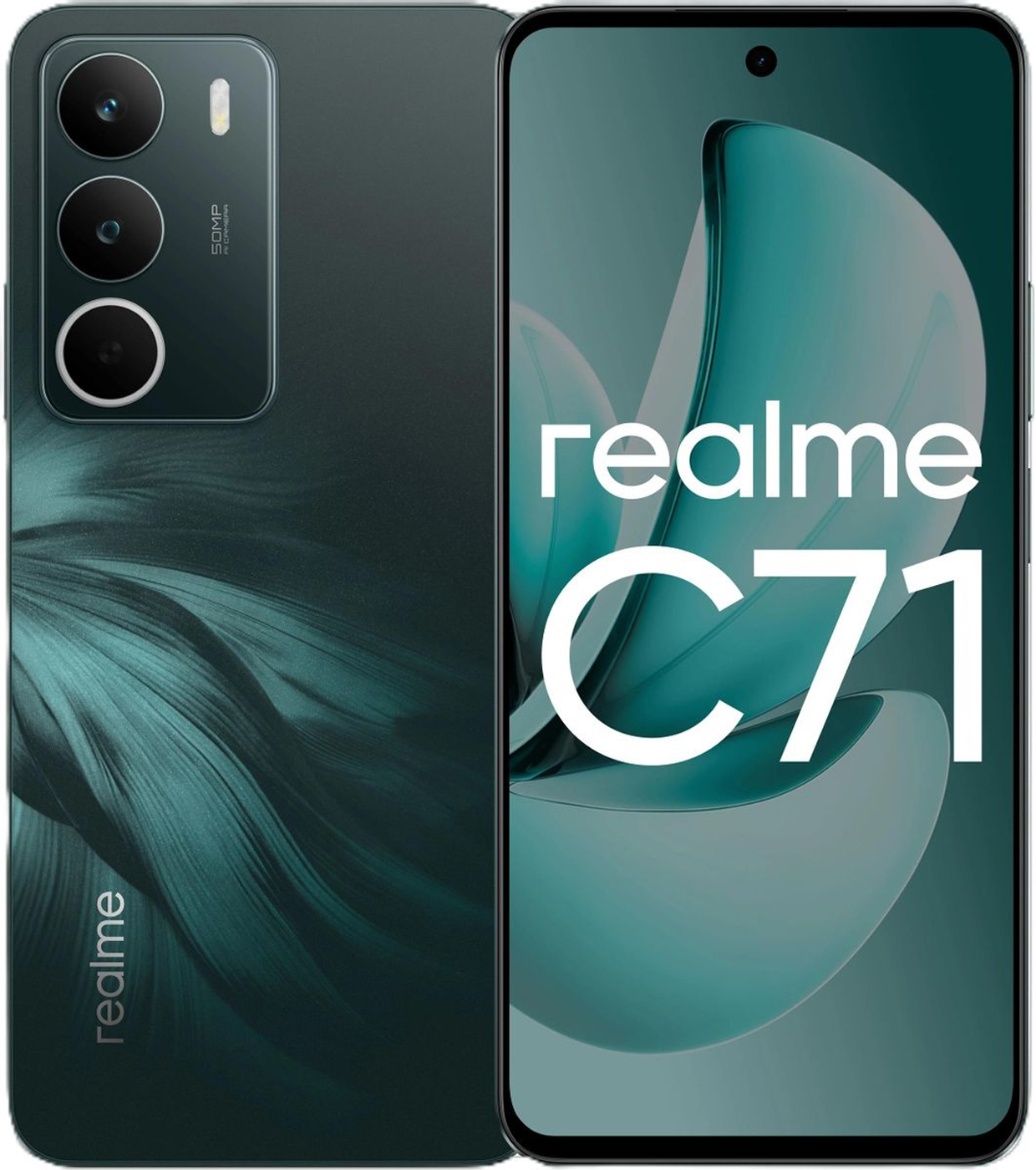 Смартфон Realme C71 RMX5303 256Gb 8Gb зеленый
