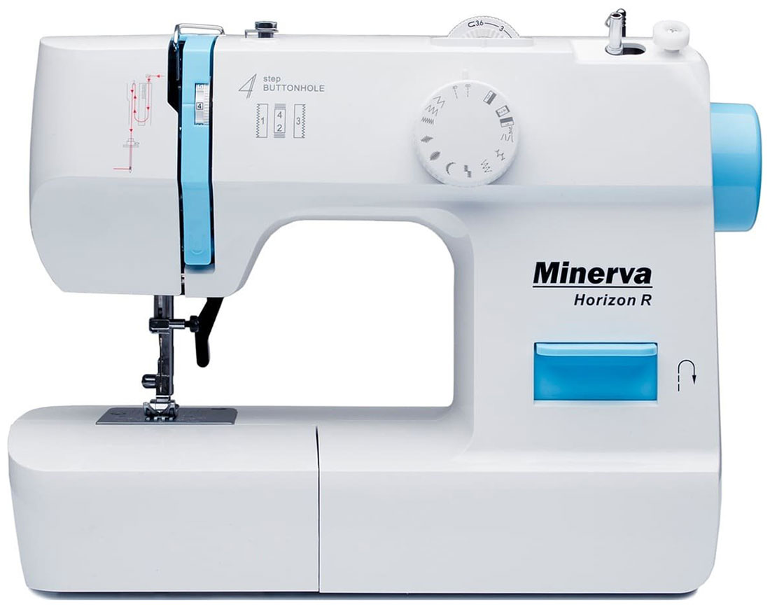 Швейная машина Minerva Horizon R, белая (M-HR)