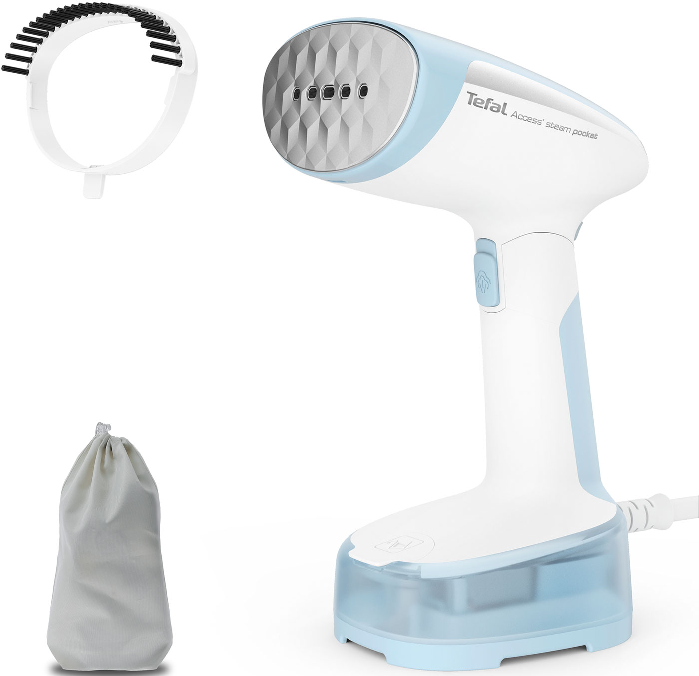 Ручной отпариватель Tefal Access Steam Pocket DT3041E1, белый