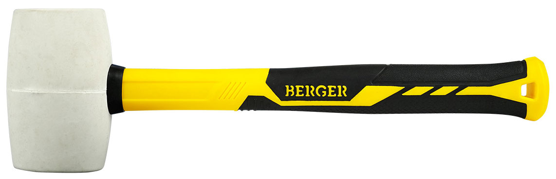 Киянка  Berger BG1526 450 г. белая, фиберглассовая рукоятка