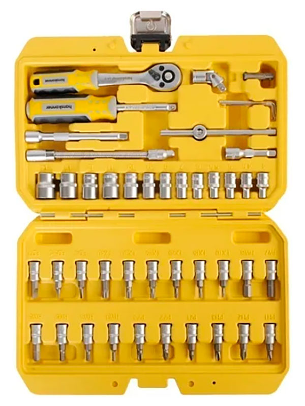 Набор инструментов Hanskonner HK1045-20-S46 (46 предметов)