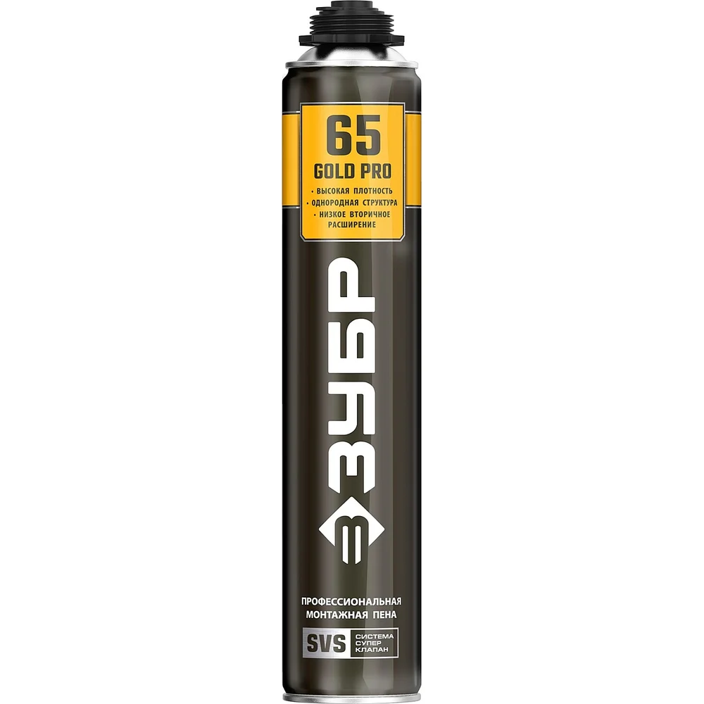 Пена для монтажного пистолета ЗУБР GOLD PRO 65 41157