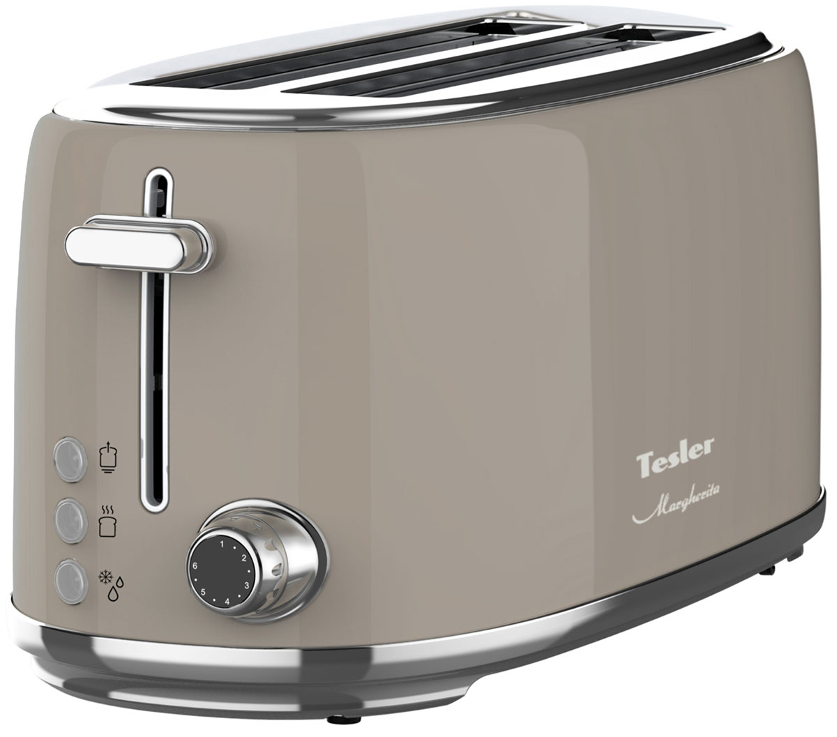 Тостер Tesler TT-430 SAND GREY
