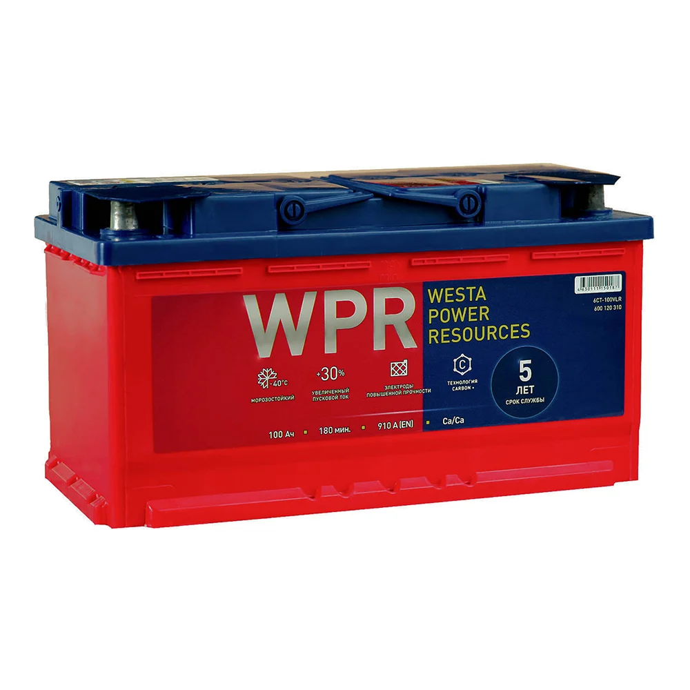 Аккумулятор WPR 6ст 100 VLR 0 910 А EN 600120310
