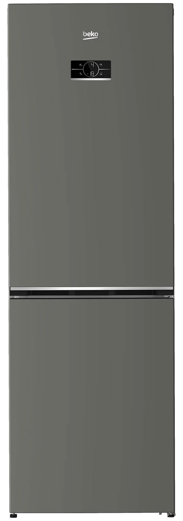 Двухкамерный холодильник Beko B3R0CNK362HG серебристый