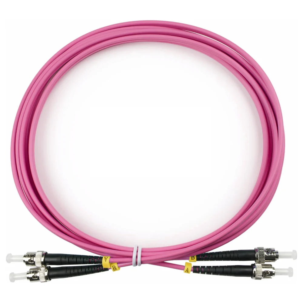 Дуплексный оптический патч-корд TopLan DPC-TOP-OM4-ST/P-ST/P-4.0