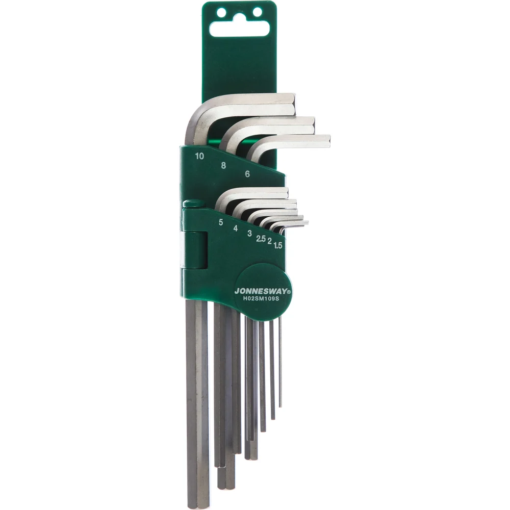 Набор шестигранников Jonnesway LONG H02SM109S