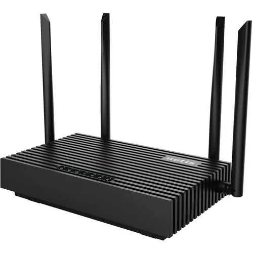 Wi-Fi роутер Netis NX32U, Wi-Fi 6, AX3000, 2.4/5ГГц, 3 LAN, черный