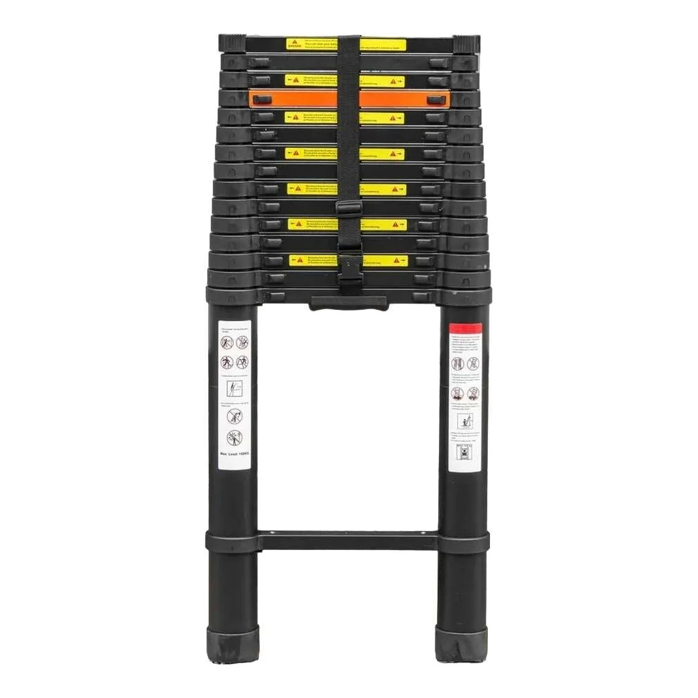 Телескопическая алюминиевая бытовая лестница Rockforce RF-UP620