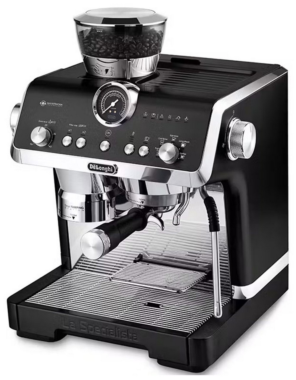 Кофеварка De’Longhi EC9555.BK, манометр, давление 19 бар, черный