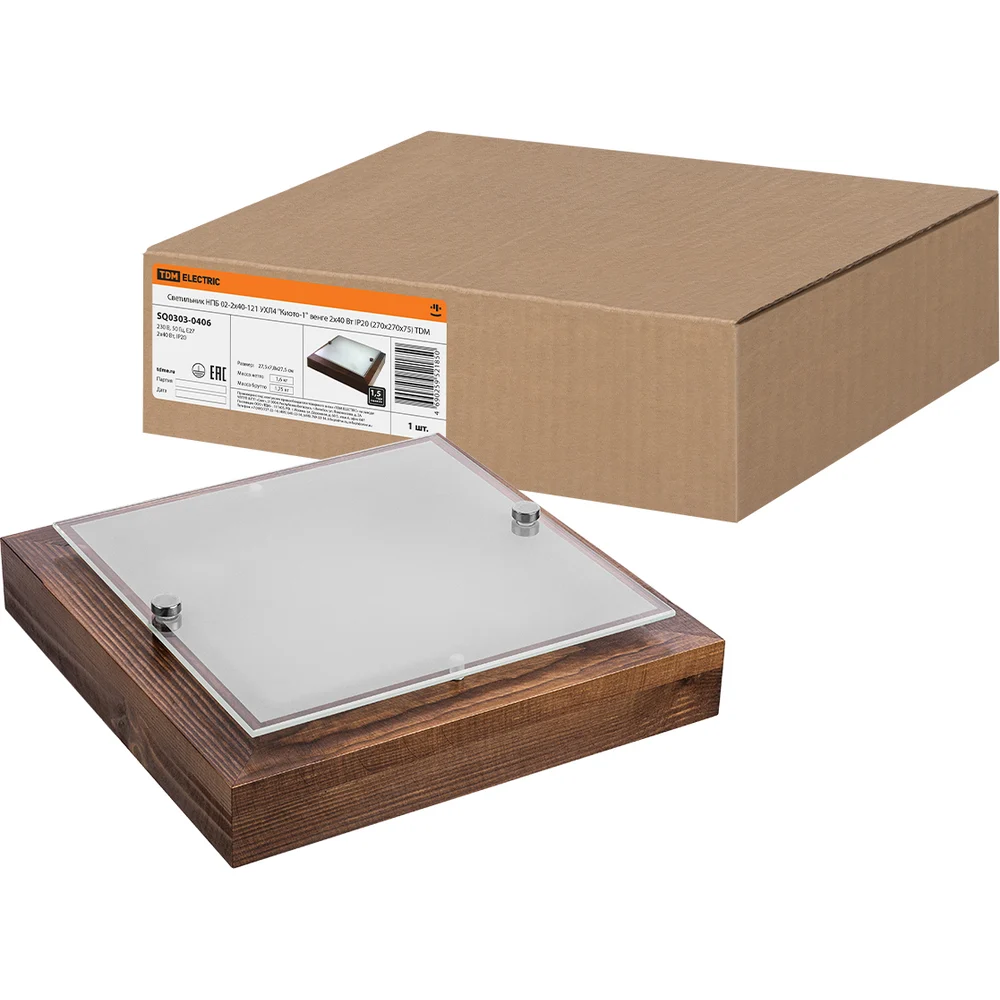 Светильник TDM ELECTRIC НПБ 02-2х40-121 УХЛ4 "Киото-1 SQ0303-0406