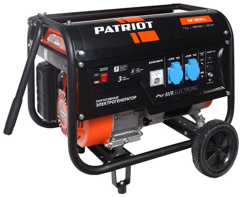 Электрический генератор и электростанция Patriot GP 3810 L