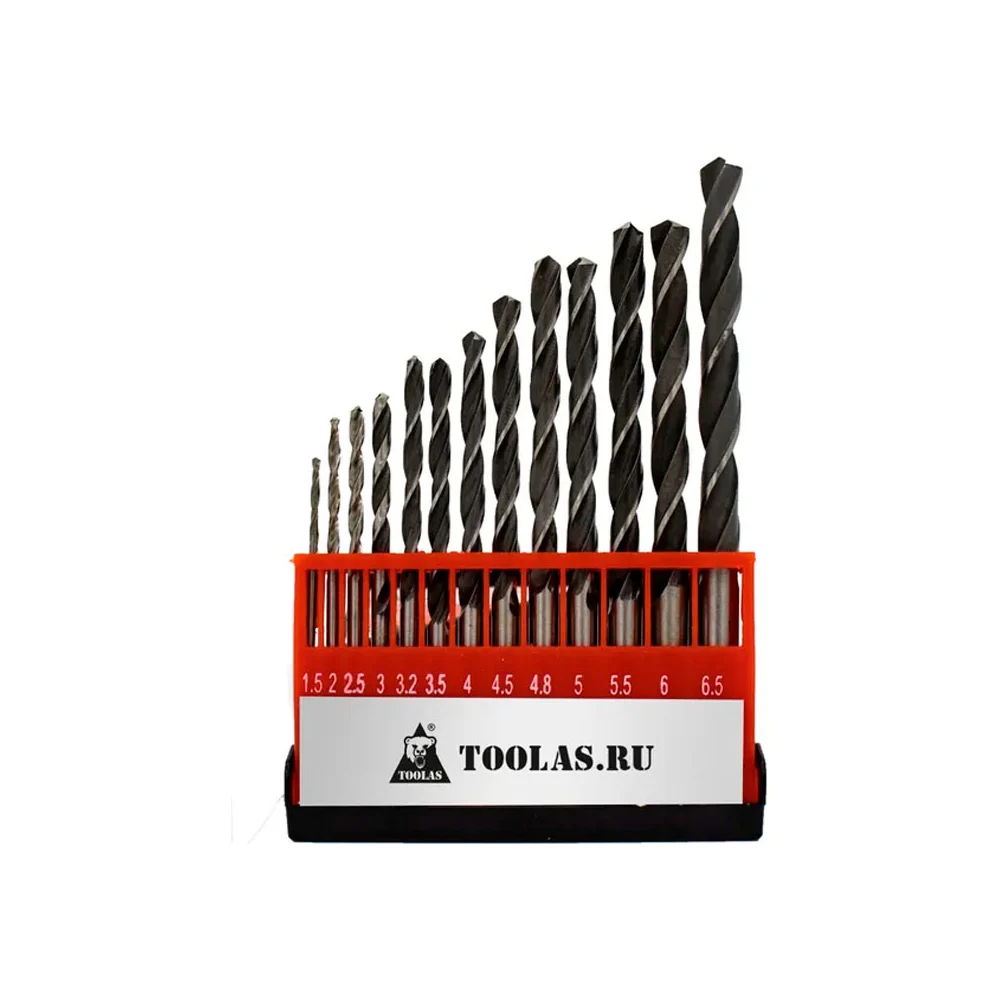 Набор сверл по металлу TOOLAS 13007