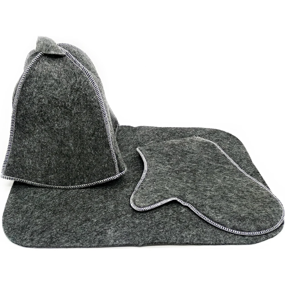 Набор для бани Бацькина баня Classic gray 13302