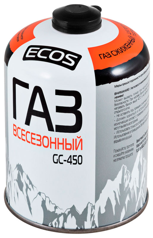 Газ в баллоне Ecos GC-450 140541 450г, резьбовой EPI-GAS