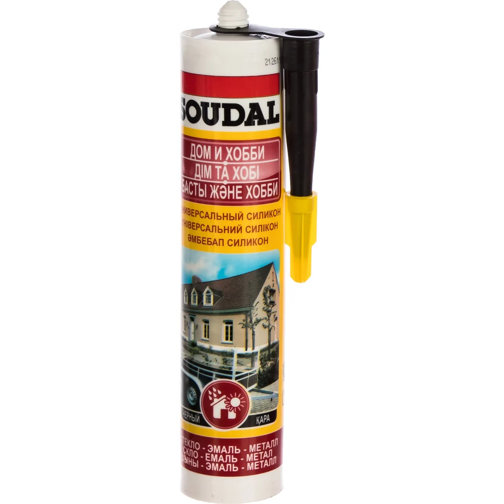 Универсальный силиконовый герметик Soudal 109840