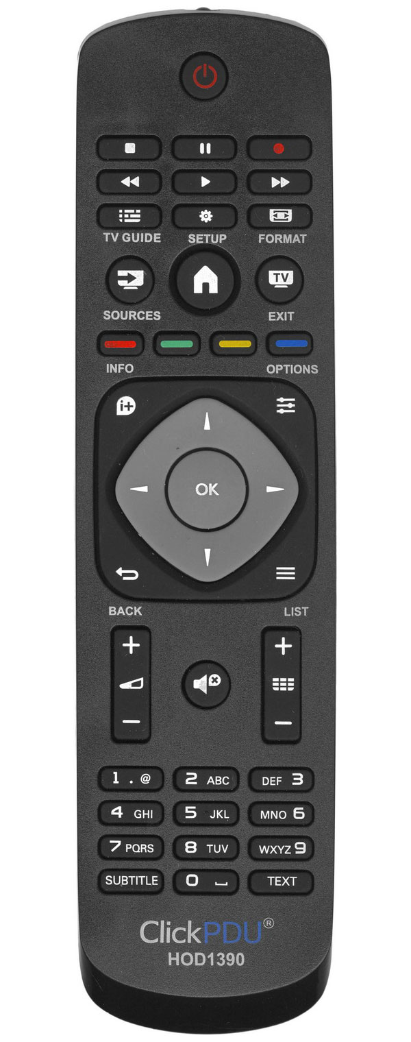 Универсальный пульт ClickPDU HOD1390 для телевизоров PHILIPS