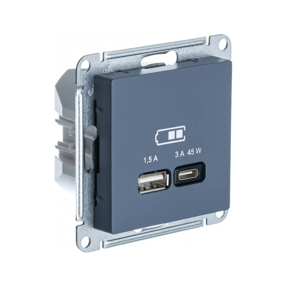 Usb розетка Systeme Electric Atlasdesign ATN000729