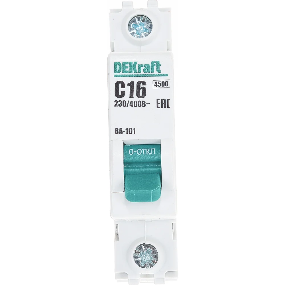 Автомат DEKraft ВА101-1P-016A-C 11054DEK 121896