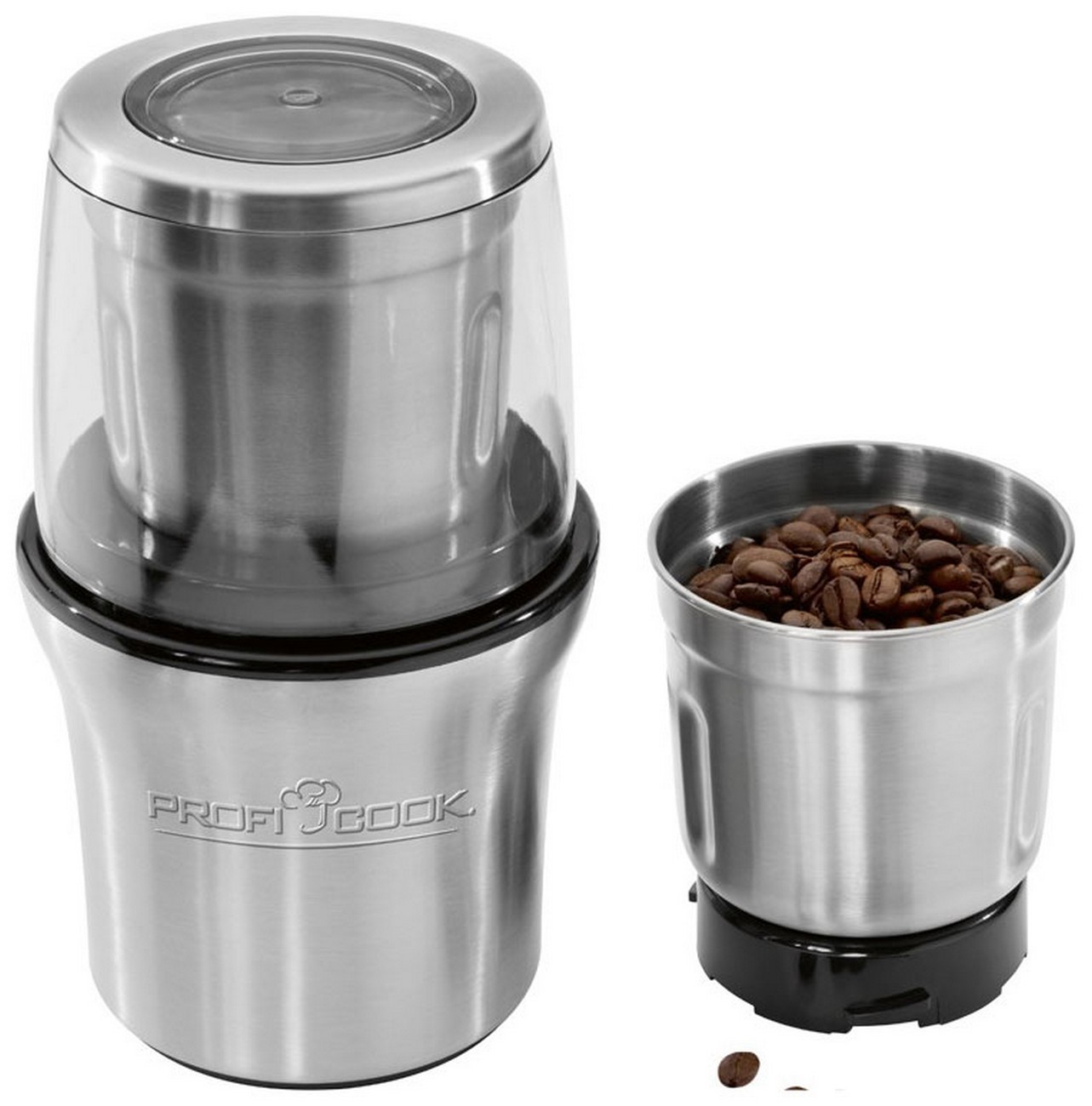 Кофемолка Profi Cook PC-KSW 1021, мощность 200 Вт, нержавеющая сталь